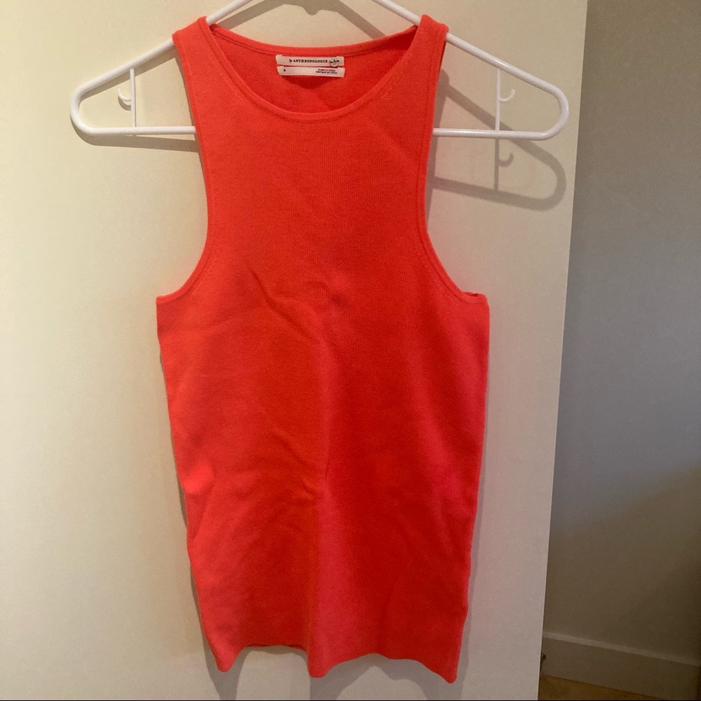 Knitted fabric tank top